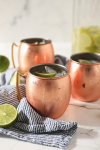 Mug en cuivre martelé en acier inoxydable, Mug Moscow Mule martelé avec poignée, Vente en gros - Product Image 5