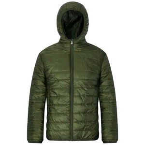 Pakistan-Made Meilleure Qualité Hommes Hiver Bubble Puffer Vestes Stand Capuche Laine Tissu High Street OEM Service Dernière Conception Pas Cher - Product Image 4