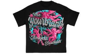 Custom Heavyweight Acid Wash Flared Sweatpants and Hoodie <b>Sets</b> Men Embroidery Streetwear Tracksuit Rhinestone Cropped Sweatsuit - Product Image 3