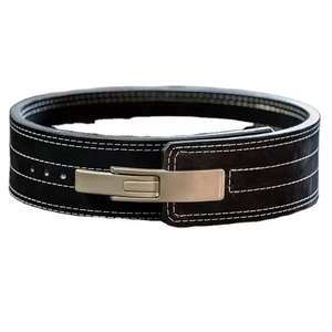 Cinturón de levantamiento de pesas de bloqueo rápido hecho a medida para culturismo entrenamiento de levantamiento de pesas hebilla de Metal de neopreno cinturones de levantamiento de pesas - Product Image 4