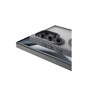 Funda Magnética de Carga para Magsafe, Color Verde Oscuro, para Samsung Galaxy S24 Ultra, a Prueba de Golpes, de Silicona, con Diseño Transparente de PC - Product Image 4