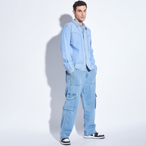 Conjunto de Jeans para Hombre, Último Estilo, Nuevo, Precio de Mayoreo, Conjunto de Jeans para Hombre Más Vendido - Product Image 3