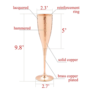 Hammered Stainless Steel 350ml Eco-Friendly Beer Glass Tumbler Elegant Shatterproof Stemware for <b>Wine</b> Cocktail Party Wedding Use - Product Image 3