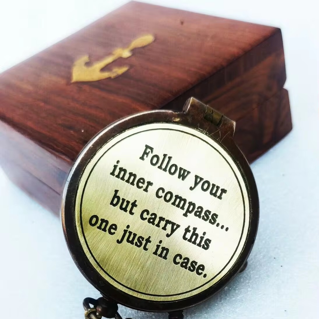 Brass antique & brown