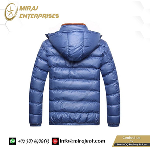 Parkas informales para hombre, abrigos gruesos térmicos brillantes, proveedor al por mayor, ropa de marca ajustada, chaquetas de invierno con capucha para hombre - Product Image 3