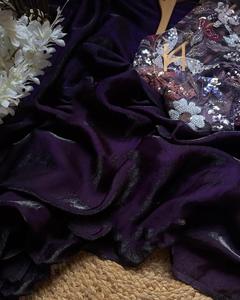 Grossiste en Sari de Tissu de Soie Lourd de Mariée à la Mode, Tissu Indien, Broderie, Designer, Ethnique, Exclusif - Product Image 3