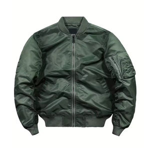 Blouson bombardier d'hiver manteau polaire veste universitaire personnalisé surdimensionné grande taille hommes vêtements d'extérieur chauds blouson bombardier - Product Image 6