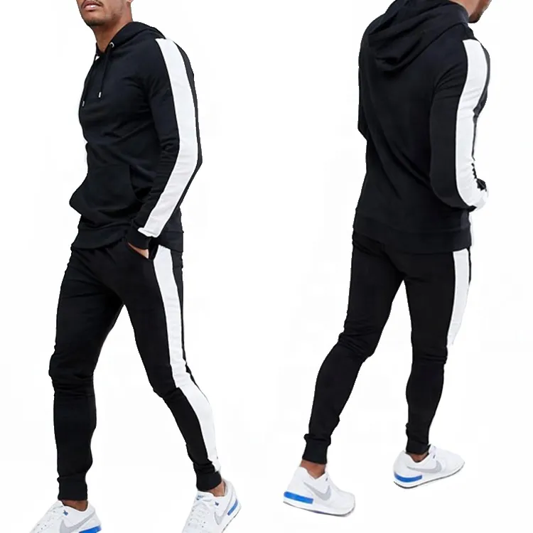 Survêtements homme surdimensionnés avec logo personnalisé Survêtements 2 pièces en polaire lourde et de couleur assortie et survêtements de jogging