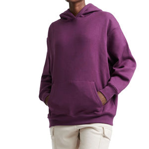 Pull à capuche oversize de style nouveau 2026, style d'hiver personnalisé, léger, logo imprimé sur le devant, prix de gros - Product Image 1