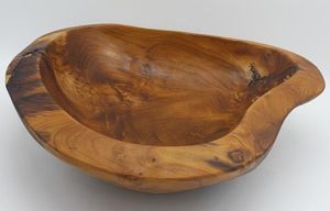 ชามไม้ไผ่ขัดเงา งานแฮนด์เมด ดีไซน์ทันสมัย เป็นมิตรกับสิ่งแวดล้อม รูปทรงวงแหวน สำหรับเสิร์ฟสลัด อาหาร ใช้ในงานปาร์ตี้ ครัว และบนโต๊ะอาหาร - Product Image 6