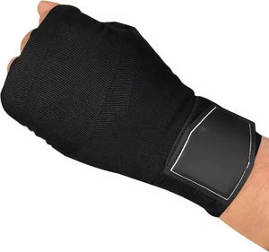Bandages de boxe en coton personnalisés, extensibles, respirants, avec fermeture à sangle pour l'entraînement - Product Image 3