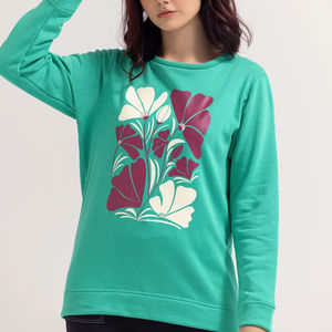 Sudadera Casual Personalizada para Mujer, Sudadera de Manga Larga, Sudadera Suave de Algodón con Cuello Redondo para Uso Diario, Ropa de Mujer con ODM OEM - Product Image 4