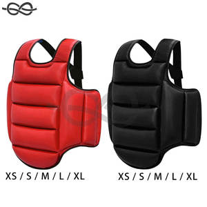 Gilet de protection karaté poitrine garde bouclier réglable adultes enfants Arts martiaux lourd poinçonnage Muay Thai équipement de sécurité Durable - Product Image 3