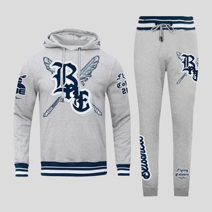 Survêtement Pull Jogger Pantalon Ensemble Sweat À Capuche Broderie Personnalisée Survêtement Polaire Coton Survêtement & Pantalon De Survêtement Ensemble pour Hommes OEM - Product Image 1