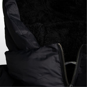 Chaqueta acolchada para exteriores de invierno con logotipo personalizado para mujer, impermeable, de manga larga, con capucha, decoración de piel, opciones de talla grande, moda al por mayor - Product Image 5