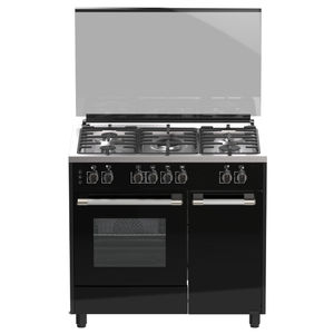 Cuisinière à gaz semi-professionnelle 60x90 autoportante en acier inoxydable SABAF avec triple brûleur et four à gaz avec lave-vaisselle - Product Image 3