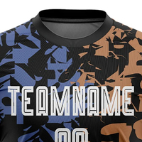 Camiseta de Fútbol Retro Personalizada del Equipo United, 100% Poliéster, Transpirable, Ligera, de Alta Calidad, con Estampado Digital de Camuflaje