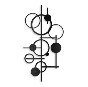 Reloj de pared de hierro decoración de pared elegante interior al aire libre hecho a mano colgante de pared hotel restaurante hogar sala de estar dormitorio artes decorativas - Product Image 3