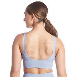 Sujetador deportivo sin costuras para mujer, tejido elástico suave para entrenamiento de yoga y uso diario, Sujetador deportivo para mujer - Product Image 2