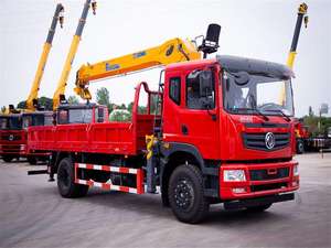 14 טון משאית רכוב מנוף טלסקופי בום טלסקופי בנייה הרמת מטענים - Product Image 3