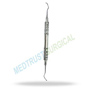 Curette postérieure Gracey 13 14 Curette dentaire parodontale pour le détartrage sous-gingival et le planage des racines des dents postérieures - Product Image 4