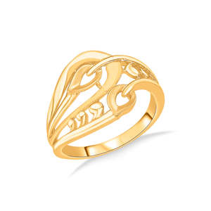 Everlasting <b>Gold</b> 18K <b>Vintage</b> Cluster <b>Ring</b> for Women Adjustable Inlay Style - Product Image 2