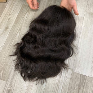 Peluca de pelo virgen birmano 100% Raw Deep Wave HD para encaje Frontal Glueless Super doble cutícula dibujada intacta cabello humano sin procesar - Product Image 3