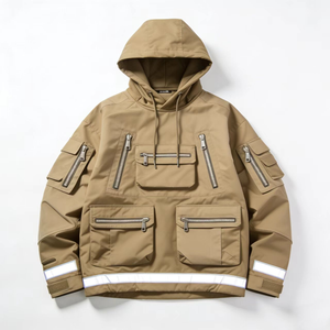 Sudadera de Hombre para Otoño/Invierno, 480 g/m², con Cierre, Estilo Desestructurado, Aspecto Desgastado, Lavado Ácido - Product Image 2