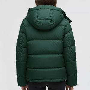 Chaqueta Acolchada de Alta Calidad, Personalizada, Estilo Urbano, Color Sólido, Cierre de Cremallera, Material de Poliéster con Relleno de Algodón - Product Image 5