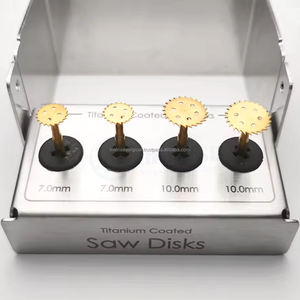 Kit de 4 Discos de Sierra de Acero Inoxidable para Implantes Dentales, Herramientas de Corte de Precisión para Cirugía de Implantes Óseos - Product Image 5