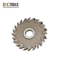 Fraiseuses latérales en carbure AlTiN brasées de haute qualité, à dents escalonpées, pour machine de tournage CNC, personnalisables OEM, ISO