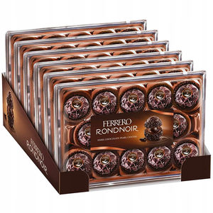 Auténticos Ferrero Rondnoir con capa de oblea y centro de chocolate negro suave en caja de regalo de 24 unidades, compra al por mayor - Product Image 1