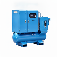 Compresseur d'air à vis à vitesse variable à aimant permanent 20HP 15KW pour applications industrielles