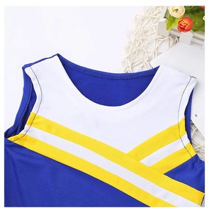 Conjunto de uniformes de porristas personalizados de alta calidad, servicio al por mayor OEM, técnica de sublimación impresa - Product Image 4