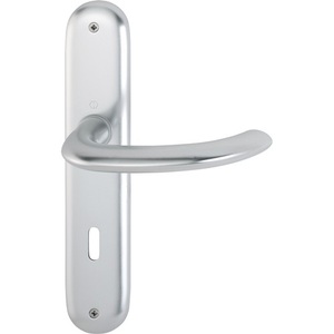 Marseille 1138/273P Aluminium F1 OB 72 mm DIN Left/Right HOPPE Long <b>Plate</b> Set for Mail & Key Wall Organizer - Product Image 1