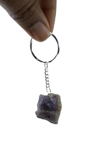 High Quality Crystal Keychain Stone Raw amethyst <b>Key</b> Chine Natural Stone Healing <b>Key</b> <b>Holder</b> Gift for Women <b>Key</b> <b>Chains</b> Wholesale - Product Image 3