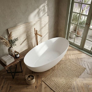 Bañera Independiente FW-7761-65-S, Moderna, de Acrílico, Fácil Instalación y Mantenimiento para Baño - Product Image 1