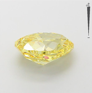 2.04ct VS1ความชัดเจนของรูปไข่แฟนซีตัดสีเหลืองห้องปฏิบัติการที่ปลูกเพชรหลวมได้รับการรับรองจากผู้ผลิตโดยตรงสำหรับการทำเครื่องประดับ - Product Image 3