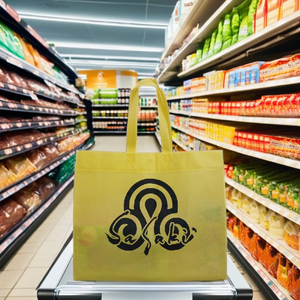 SAC DE MAGASINAGE EN SPUNBOND / SAC DE SUPERMARCHÉ Non-tissé Réutilisable Matériel épais résistant aux déchirures Respectueux de l'environnement Pliable Transport - Product Image 2