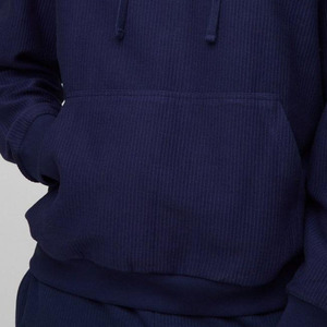 Men's Casual Long Sleeve Pullover Sweatshirts 100% Cotton Full <b>Zip</b> <b>Hooded</b> Fleece with Drawstring for Winter - Product Image 3