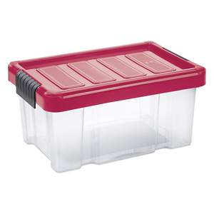 Tontarelli 5Lt PUZZLE <b>BOX</b> Cherry Plastic <b>Storage</b> Container with Targeted Audience High Visibility Product in Category - Product Image 1