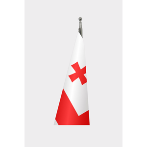 Official Interior Georgian <b>Flag</b> AS0542-Customizable Digital Printing Aluminum <b>Pole</b> Cotton Nylon Plastic Polyester Material - Product Image 3