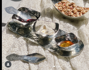 Bols et plateaux modernes en métal de luxe pour la décoration intérieure bols à noix de fruits à salade - Product Image 6