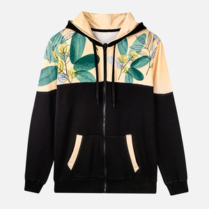 Sudadera con Capucha para Hombre, Diseño de Telaraña con Estampado en Inglés, Estilo Hip Hop Urbano, Tendencia de Invierno 2025, Cierre Completo, Corte Regular, 100% Orgánica - Product Image 1