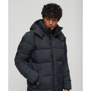 Veste d'hiver personnalisée pour hommes avec capuche Fermeture à glissière longue et chaude Style décontracté - Product Image 6