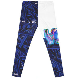 Leggings de compression de sport personnalisés XL pour femmes, élastique doux, spandex, nylon, vêtements de mode à impression moyenne, taille respirante - Product Image 6