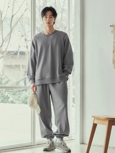 ชุดวอร์มผ้าฝ้ายฟลีซสำหรับผู้ชาย ชุดเซ็ตเสื้อและกางเกงขายาวสำหรับฤดูหนาว 2 ชิ้น ชุดจ็อกเกอร์ คุณภาพพรีเมียม ขายส่ง - Product Image 2