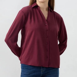 Camisa Blanca Casual para Hombre, Estilo Coreano, Cuello con Botones, Manga Larga, Color Sólido, Primavera, 100% Algodón, Corte Holgado, Juvenil - Product Image 1