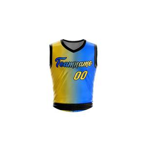 Uniformes de Baloncesto de Secado Rápido, Marca Privada, Logotipo Personalizado, Fabricados en Fábrica, Sin Mangas, 100% Poliéster, en Venta - Product Image 2
