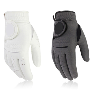 Fabricant Gant de golf de haute qualité imprimé de logo de couleur personnalisée OEM Gants d'entraînement de golf en cuir de qualité supérieure en peau de mouton - Product Image 6
